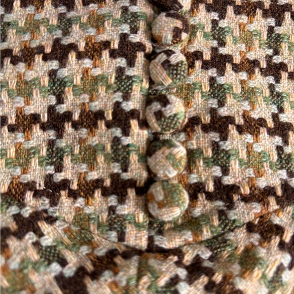 Retro Stylish Houndstooth Skirt - Multicolor - Picture 3 of 7